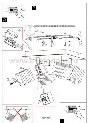 Светильник LED (светодиодный) Eglo 92664 QUARTO