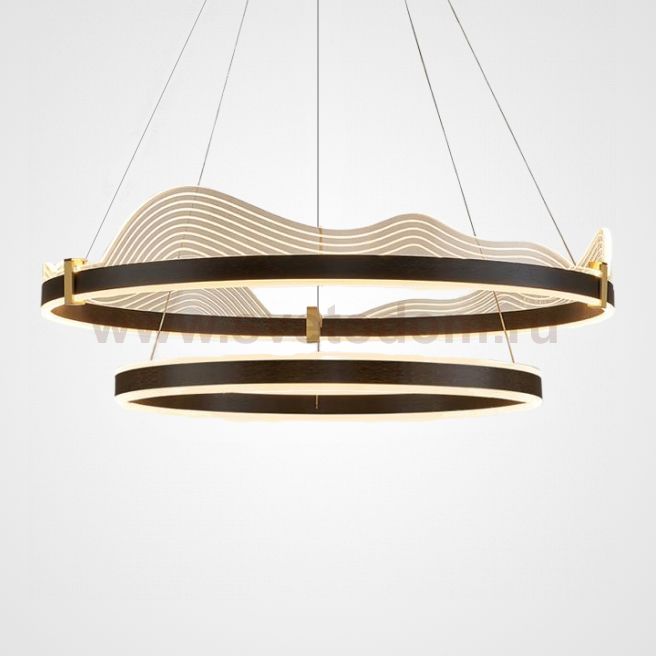 Подвесная люстра DIGNITY D60+80 Black ImperiumLoft 220080-23