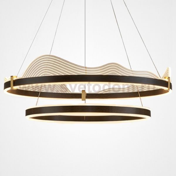 Подвесная люстра DIGNITY D80+100 Black ImperiumLoft 220081-23