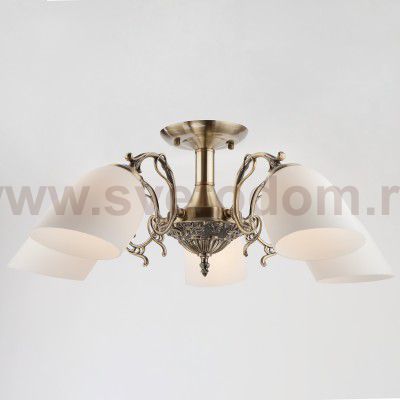 Люстра Eurosvet 22010/5 античная бронза