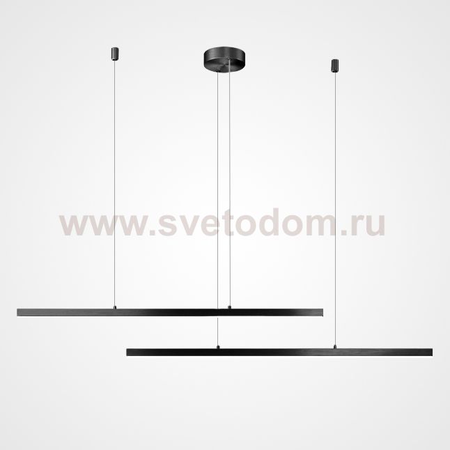 Подвесной светильник HELKEN DUO L115+155 Black ImperiumLoft 220323-23