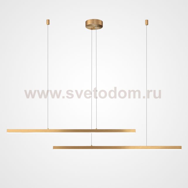Подвесной светильник HELKEN DUO L115+155 Brass ImperiumLoft 220324-23