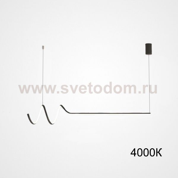 Подвесной светильник DAMARIS L90 Black 4000К ImperiumLoft 220351-23