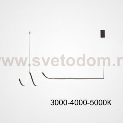 Подвесной светильник DAMARIS L90 Black Трехцветный свет ImperiumLoft 220352-23