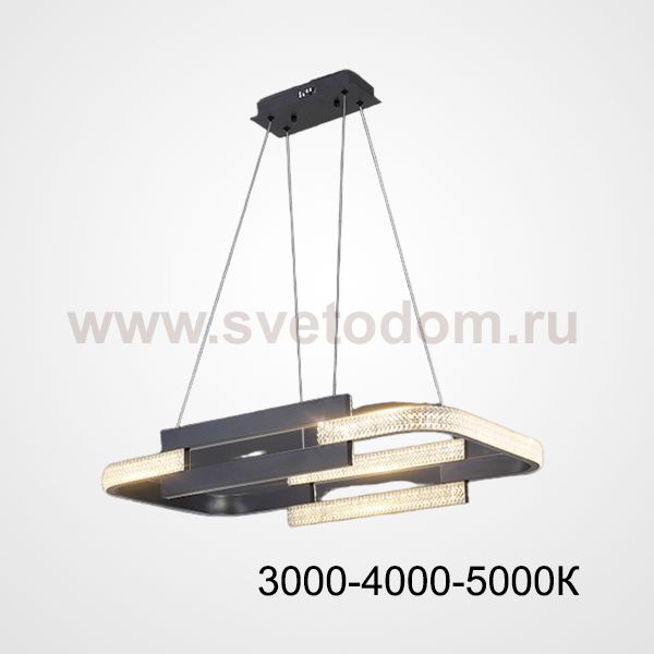 Подвесной светильник LOUELLA  A L77 Black Трехцветный свет ImperiumLoft 220405-23