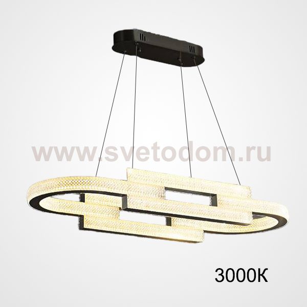 Подвесной светильник LOUELLA  B L90 Black 3000К ImperiumLoft 220408-23