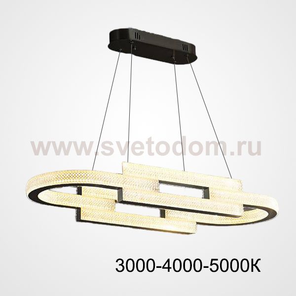 Подвесной светильник LOUELLA  B L90 Black Трехцветный свет ImperiumLoft 220409-23