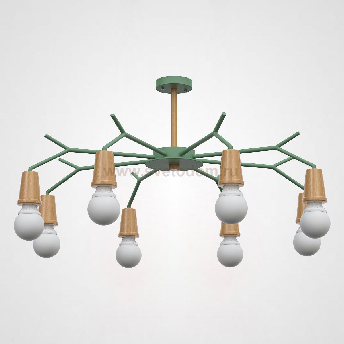 Потолочная люстра LES COLOR D95 Green ImperiumLoft 220507-23