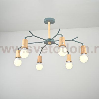Потолочная люстра LES COLOR D80 Blue ImperiumLoft 220509-23