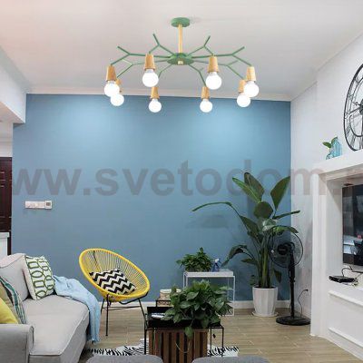 Потолочная люстра LES COLOR D72 Pink ImperiumLoft 220511-23