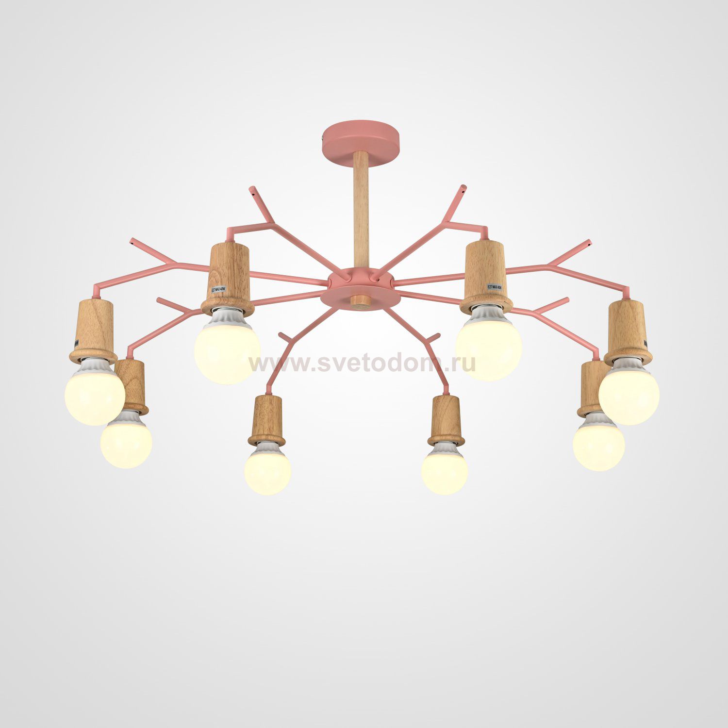 Потолочная люстра LES COLOR D95 Pink ImperiumLoft 220513-23