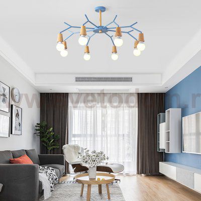 Потолочная люстра LES COLOR D80 Grey ImperiumLoft 220515-23