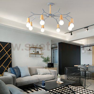 Потолочная люстра LES COLOR D95 Grey ImperiumLoft 220516-23