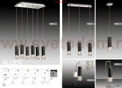 Светильник подвесной Odeon light 2206/1 ALLEN