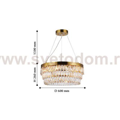Люстра подвесная Favourite 2206-12P Magnitudo