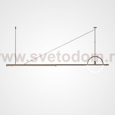 Подвесной светильник ZODIAC L120 Black ImperiumLoft 220620-23