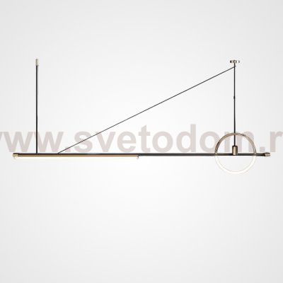 Подвесной светильник ZODIAC L120 Brass ImperiumLoft 220622-23
