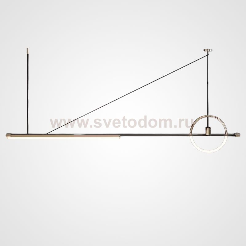 Подвесной светильник ZODIAC L150 Black ImperiumLoft 220624-23