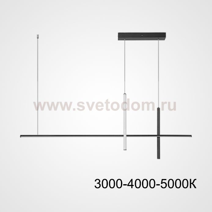 Подвесной светильник SQUIRREL L80 Black Трехцветный свет ImperiumLoft 220660-23
