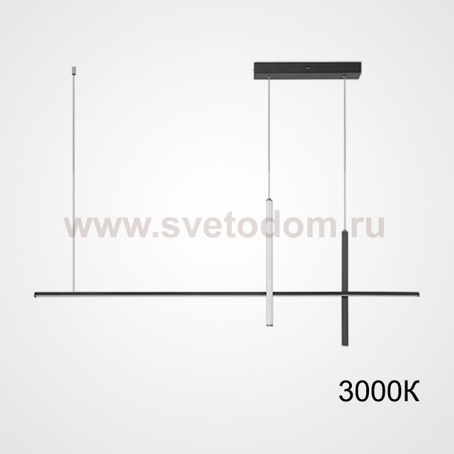 Подвесной светильник SQUIRREL L100 Black 3000К ImperiumLoft 220661-23