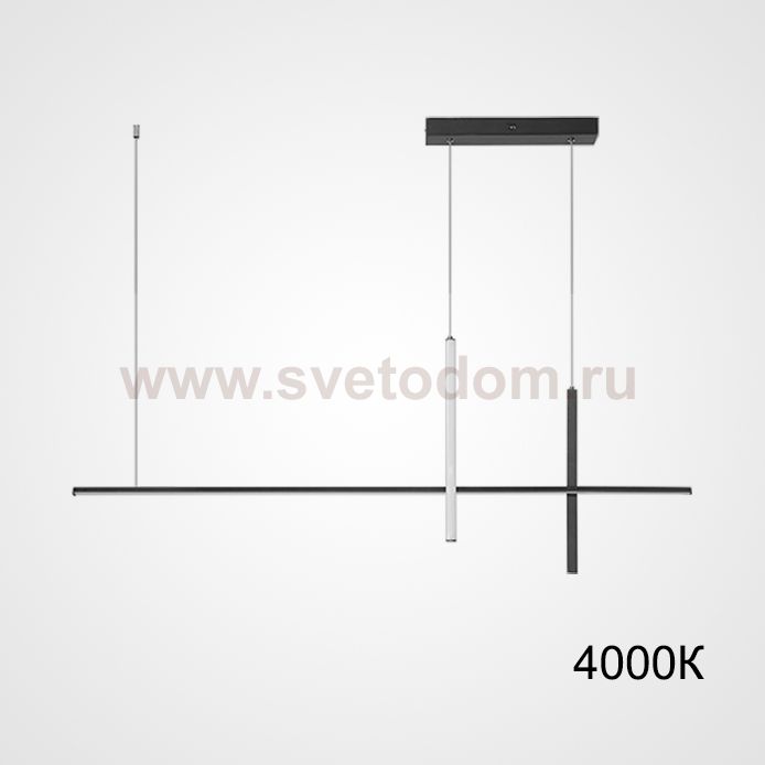 Подвесной светильник SQUIRREL L100 Black 4000К ImperiumLoft 220662-23
