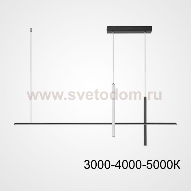 Подвесной светильник SQUIRREL L100 Black Трехцветный свет ImperiumLoft 220663-23