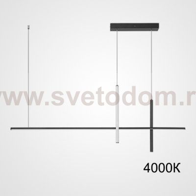Подвесной светильник SQUIRREL L120 Black 4000К ImperiumLoft 220665-23