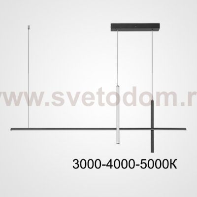 Подвесной светильник SQUIRREL L120 Black Трехцветный свет ImperiumLoft 220666-23