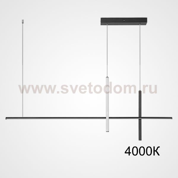 Подвесной светильник SQUIRREL L150 Black 4000К ImperiumLoft 220668-23