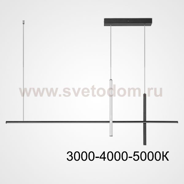 Подвесной светильник SQUIRREL L150 Black Трехцветный свет ImperiumLoft 220669-23