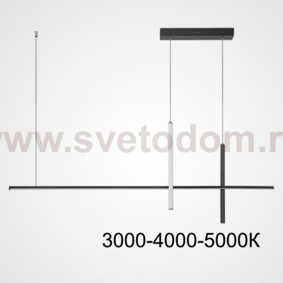 Подвесной светильник SQUIRREL L150 Black Трехцветный свет ImperiumLoft 220669-23