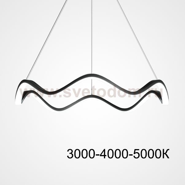 Подвесная люстра DOLORES L50 Black Трехцветный свет ImperiumLoft 220683-23