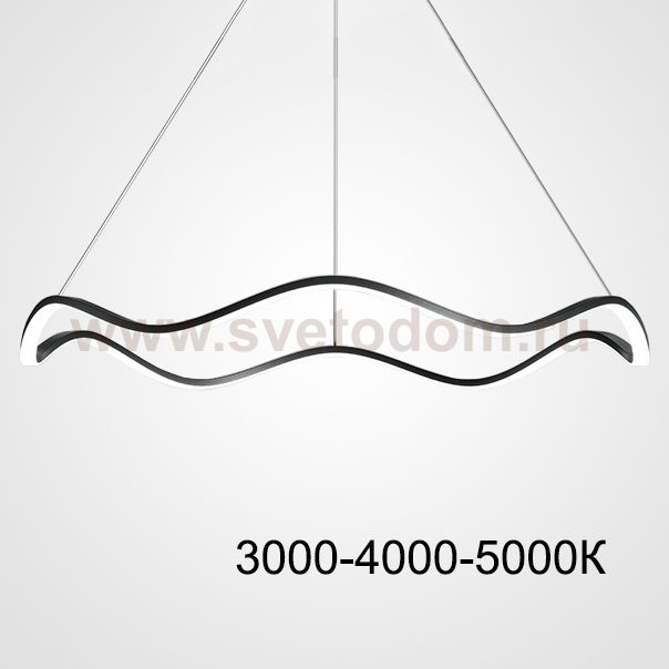 Подвесная люстра DOLORES L80 Black Трехцветный свет ImperiumLoft 220684-23