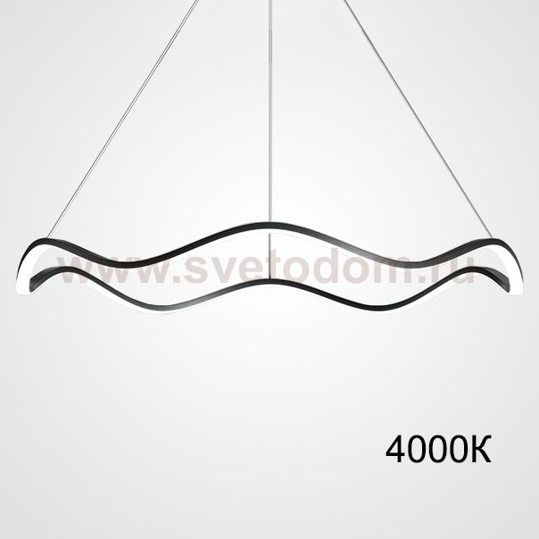 Подвесная люстра DOLORES L80 Black 4000К ImperiumLoft 220686-23