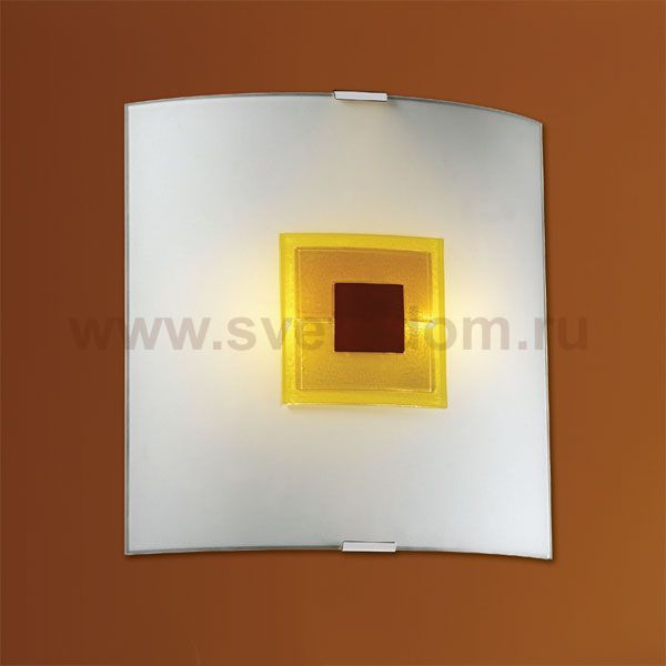 Светильник Сонекс 2206 хром/желтый Gora