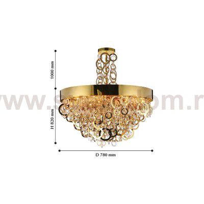 Люстра подвесная Favourite 2207-12P Leporem