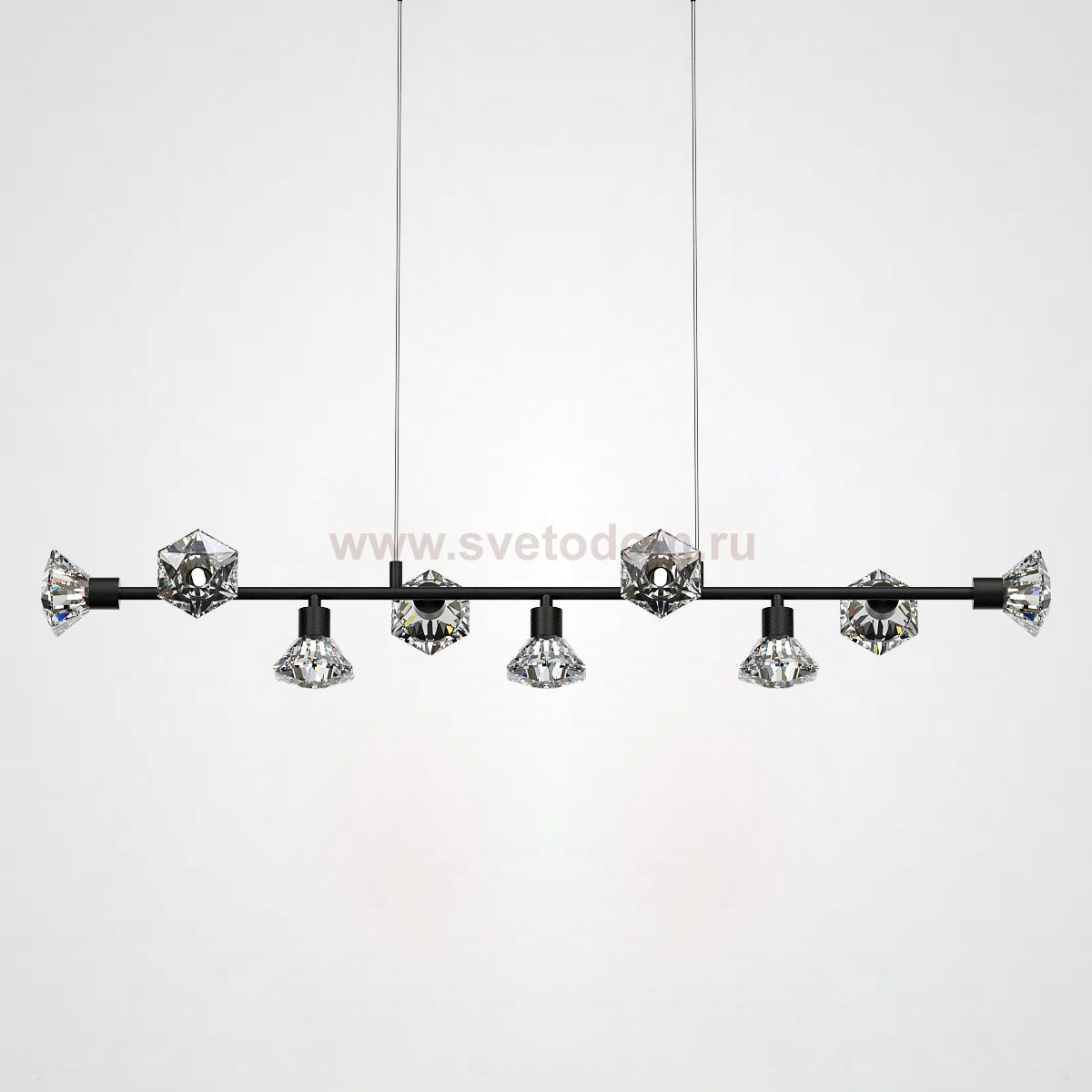 Подвесной светильник KENDRA L105 Brass Black ImperiumLoft 220747-23