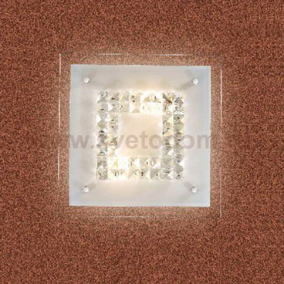 Светильник Сонекс 2208 Sirius белый/хрусталь