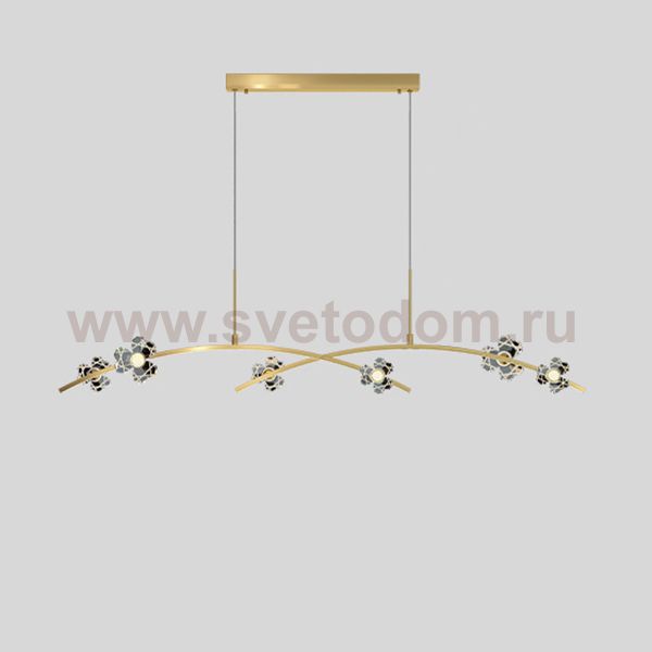 Подвесной светильник CAMILIA ARC L120 Brass ImperiumLoft 220808-23