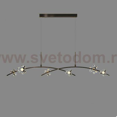 Подвесной светильник CAMILIA ARC L120 Black ImperiumLoft 220810-23