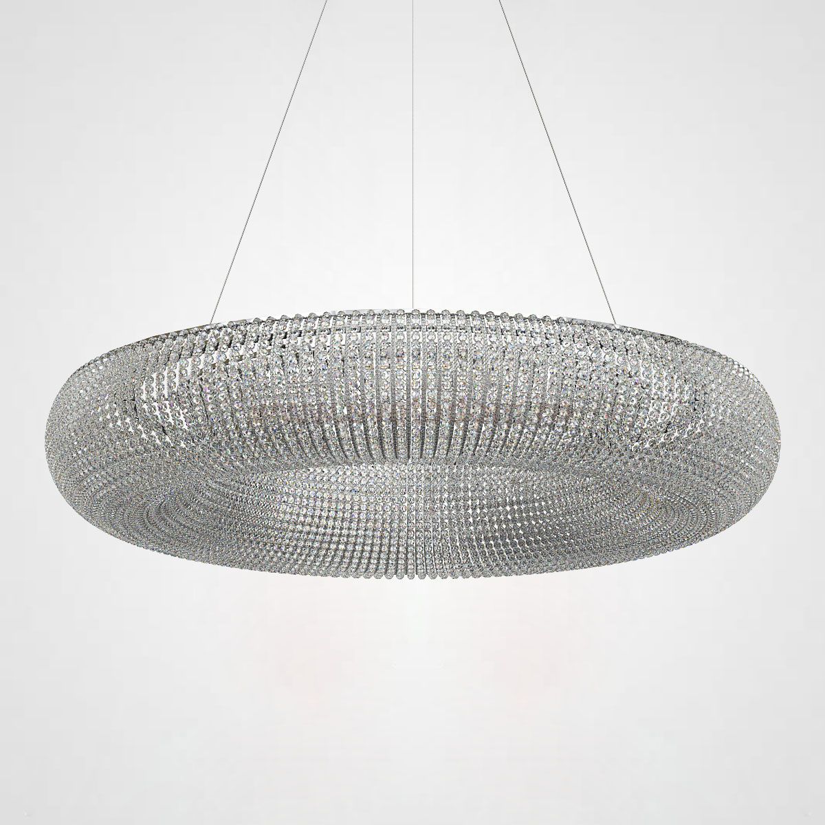 Подвесной светильник Crystal Halo D50 Silver ImperiumLoft 220827-23