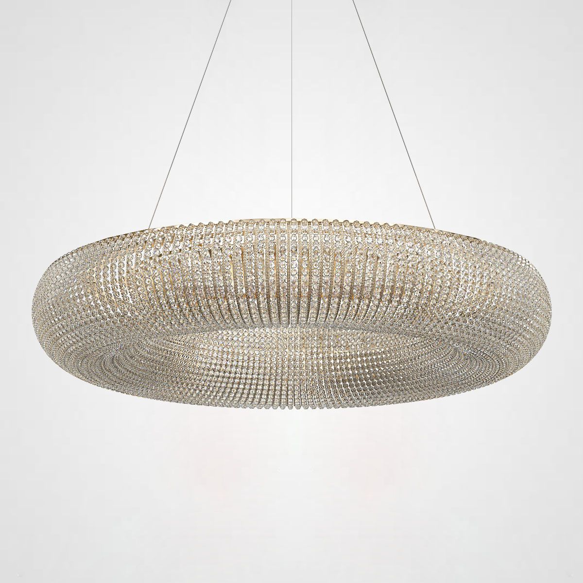 Подвесной светильник Crystal Halo D60 Gold ImperiumLoft 220839-23