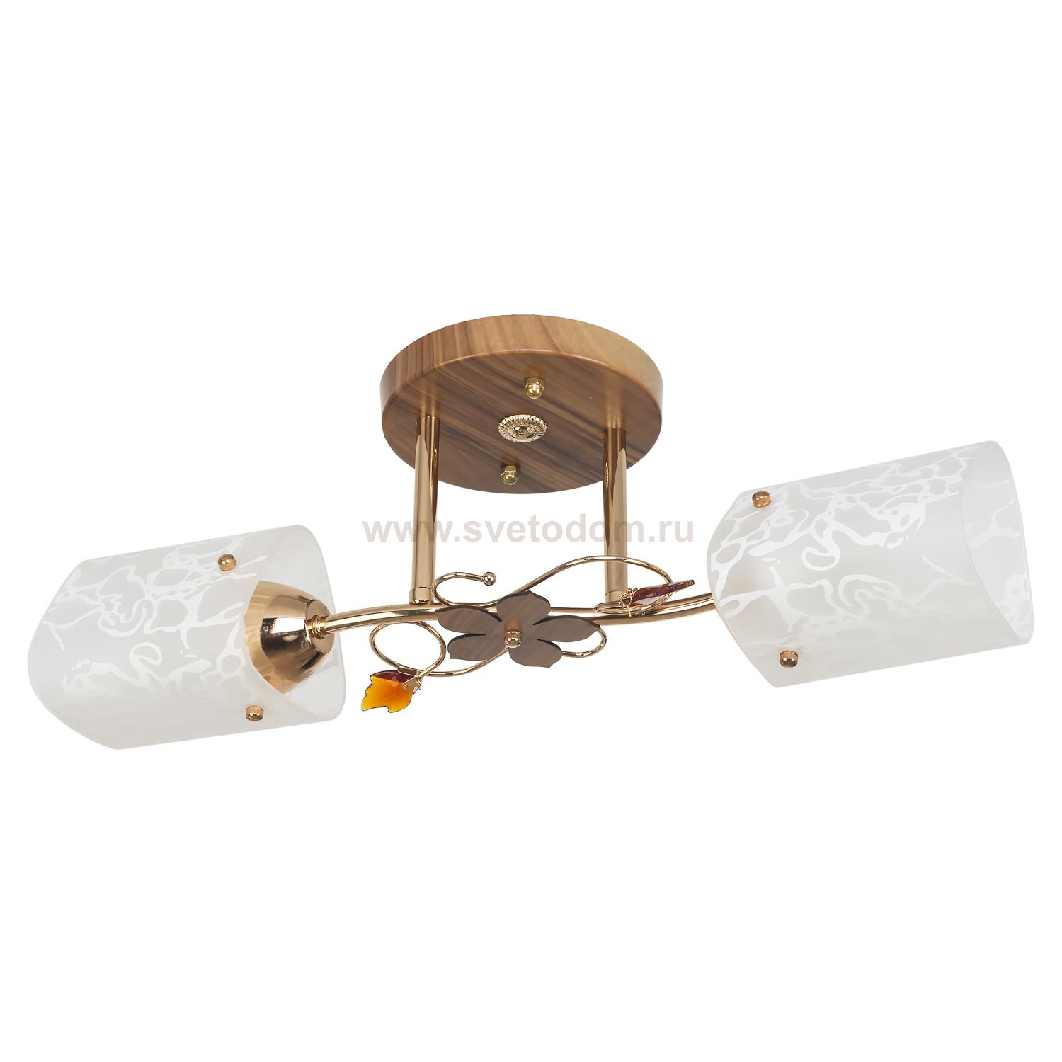 Светильник ЭкономСвет 2208LM/2FGD+BR WT