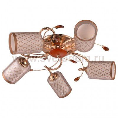Потолочный светильник Escada 221/5PL E27*60W Gold