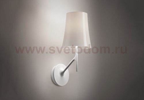Настенный светильник Foscarini BIRDIE Серый с диммером
