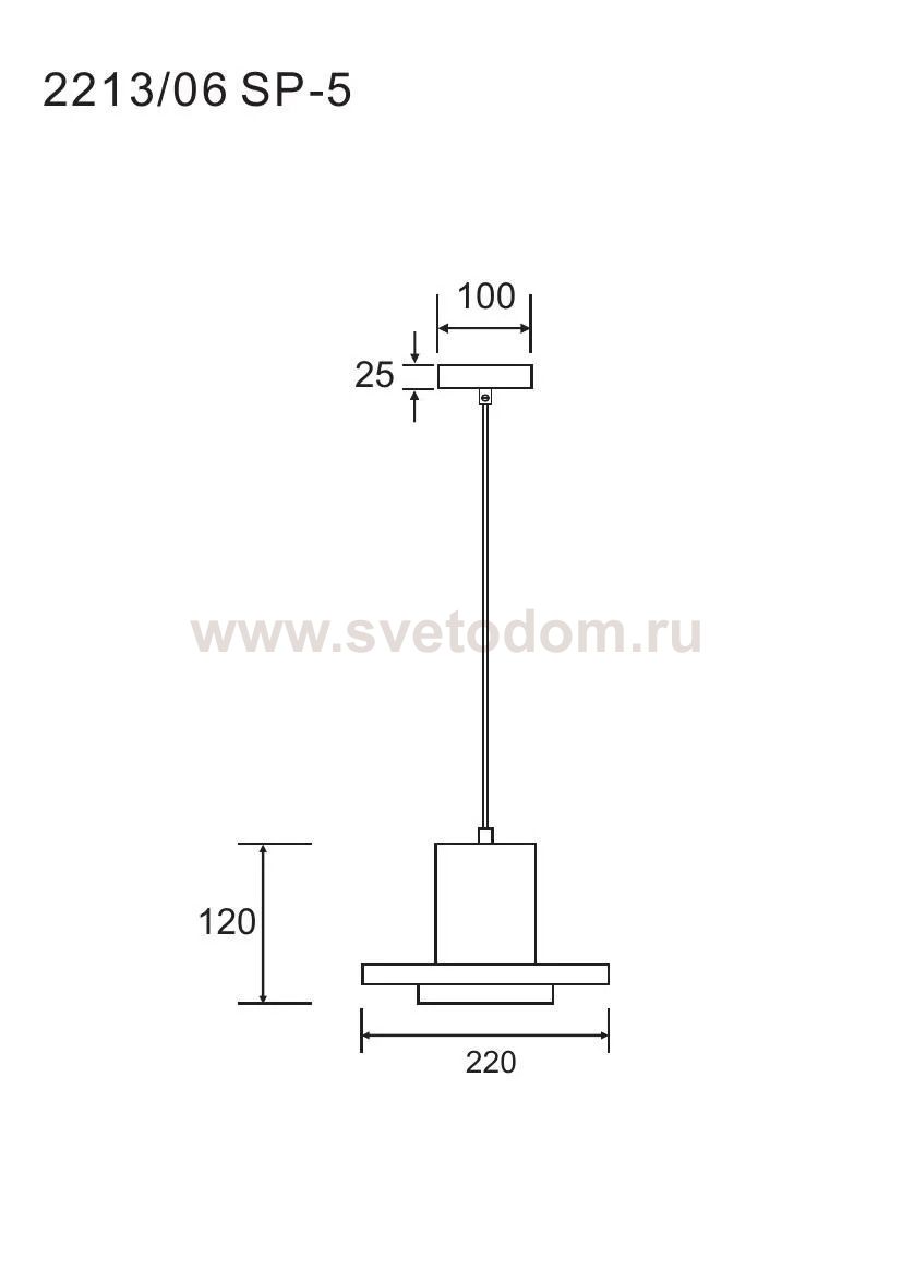 Подвесной светильник Divinare COTTERO 2213/06 SP-5