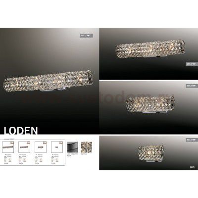 Светильник настенный бра Odeon light 2217/1W LODEN