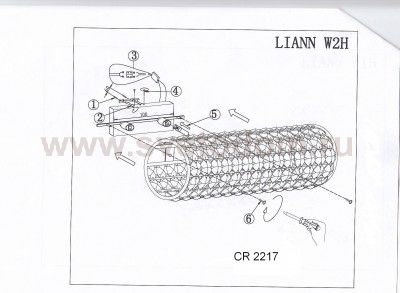 Светильник настенно-потолочный Odeon light 2217/2W LODEN