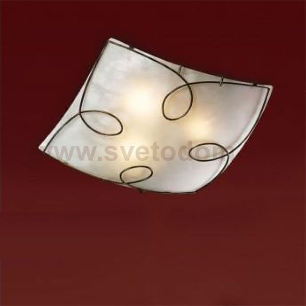 Светильник Сонекс 2219 белый/коричневый Roal