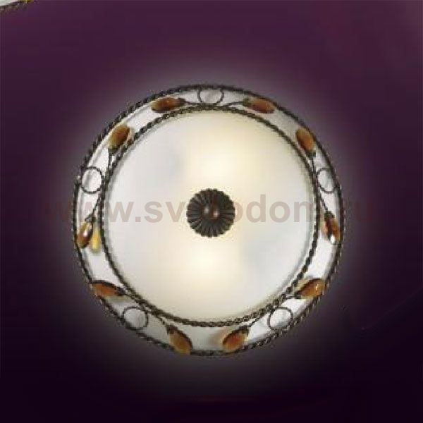 Светильник Сонекс 2220/A белый/коричневый Lio